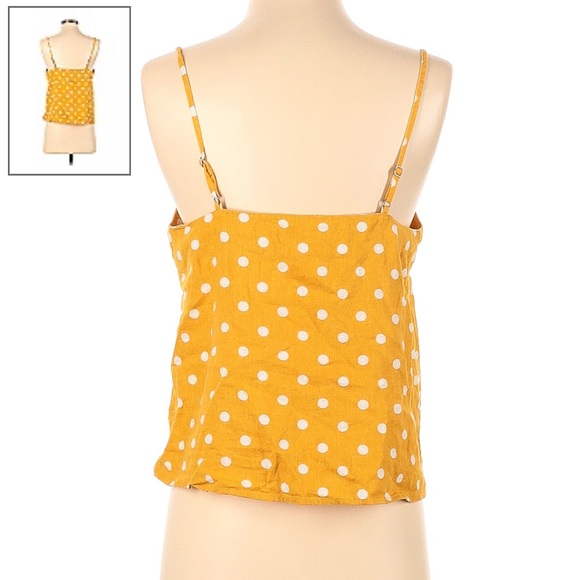 Abound Yellow and white polkadot tank - Picture 2 of 8
